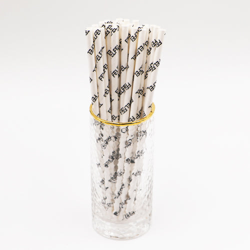 Custom Logo Paper Straws Wholesale Private Label Paper Straws