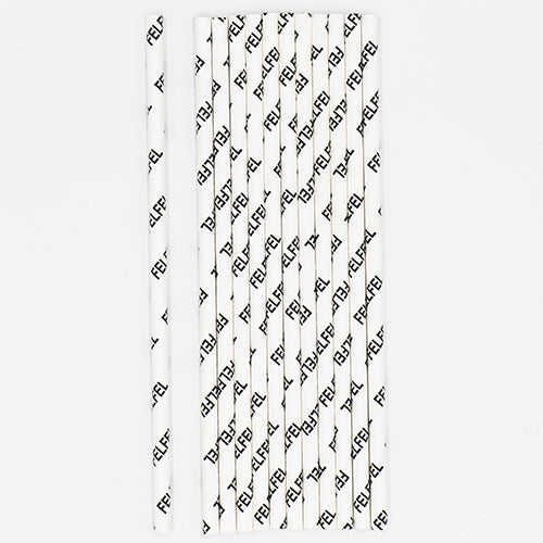 Custom Logo Paper Straws Wholesale Private Label Paper Straws