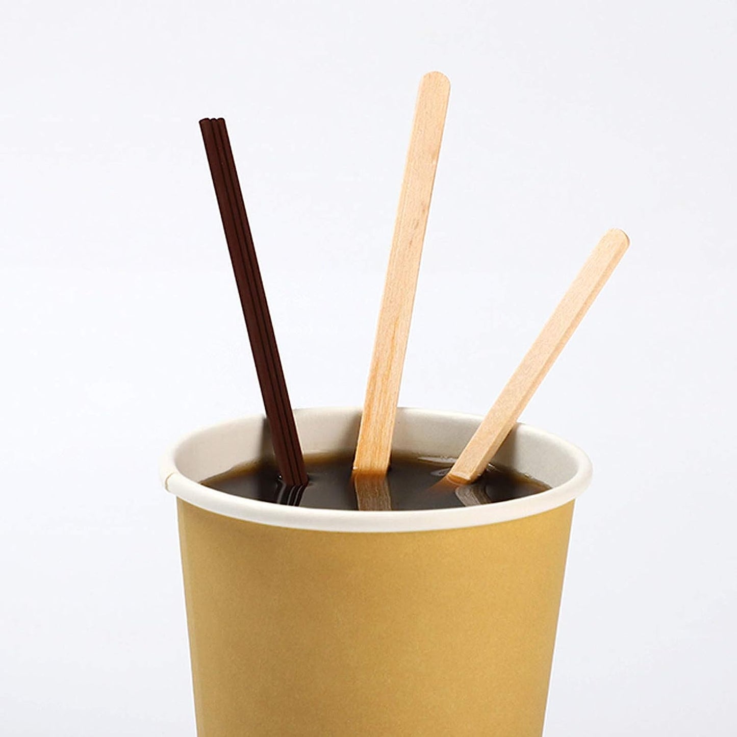 Wholesale Bulk Wooden Coffee Stirrers 1000 pcs – 5.5 inch (140mm)