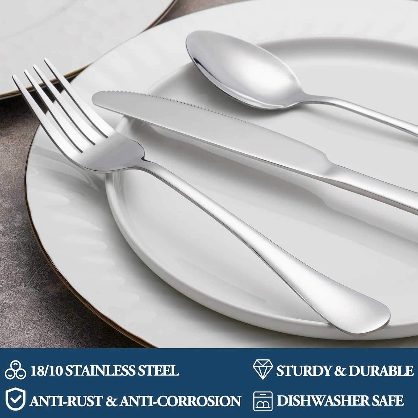 Private Label Stainless Steel Forks - Custom Laser Engraved Forks | Stainless Steel