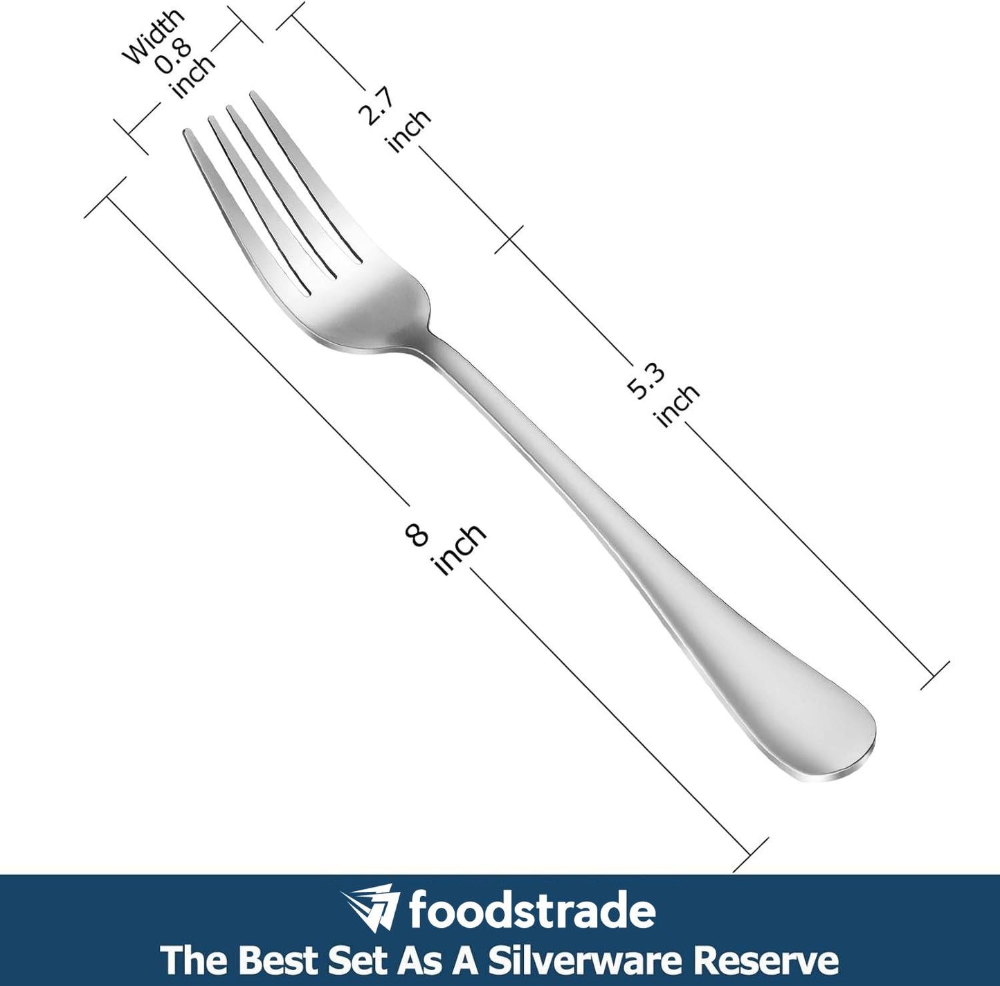 Private Label Stainless Steel Forks - Custom Laser Engraved Forks | Stainless Steel
